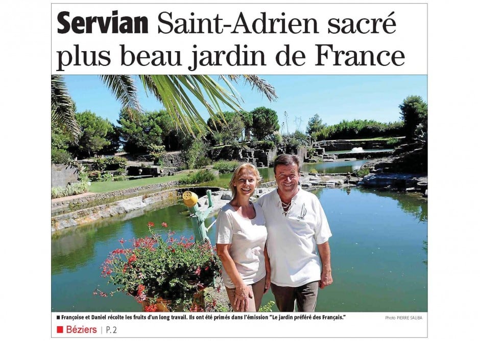 Jardin de Saint Adrien à Servian